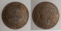 France 2 Centimes FRANCE - KM 841 - 2 CENTIMES 1901 - TYPE DUPUIS -