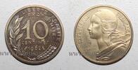 France 10 Centimes FRANCE - KM E108 - 10 CENTIMES 1962 - Type Marianne - Essai -