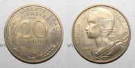 France 20 Centimes FRANCE - KM 930 - 20 CENTIMES 1962 - Type Marianne - 3 Folds - Essai -