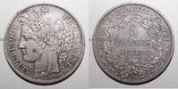 France 5 Francs FRANCE - KM 761 - 5 FRANCS 1849 A - Paris - TYPE CERES -