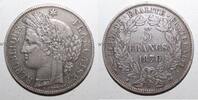 France 5 Francs GADOURY 743 - 5 FRANCS 1870 A - Paris - TYPE CERES WITH LEGEND -