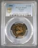 Monaco 50 Cent MONACO - KM 172 - 50 CENT 2001 - KNIGHT GRIMALDI - PCGS MS65 -