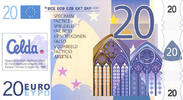 France 20 Euro Dummy Banknote - Specimen - 20 Euro - Banknote Design - CELDA - IME 1997 - ECB 1998 -