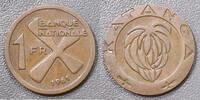 Congo 1 Franc CONGO - DEMOCRATIC REPUBLIC - KATANGA - KM 1 - 1 FRANC 1961 -