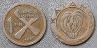 Congo 1 Franc CONGO - DEMOCRATIC REPUBLIC - KATANGA - KM 1 - 1 FRANC 1961 -