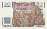 France 50 Francs FRANCE - PICK 127 - 50 FRANCS LE VERRIER - 31/05/1946 - K.30 -