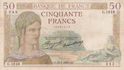 50 Francs FAY 17/8 - 50 FRANCS CERES - 25/04/1935 - PICK 81 -