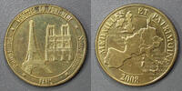 France COUNTY 75 - Paris - Vedettes du Pont-Neuf - Eiffel Tower - Notre-Dame - Medals and Heritage - 2008 -