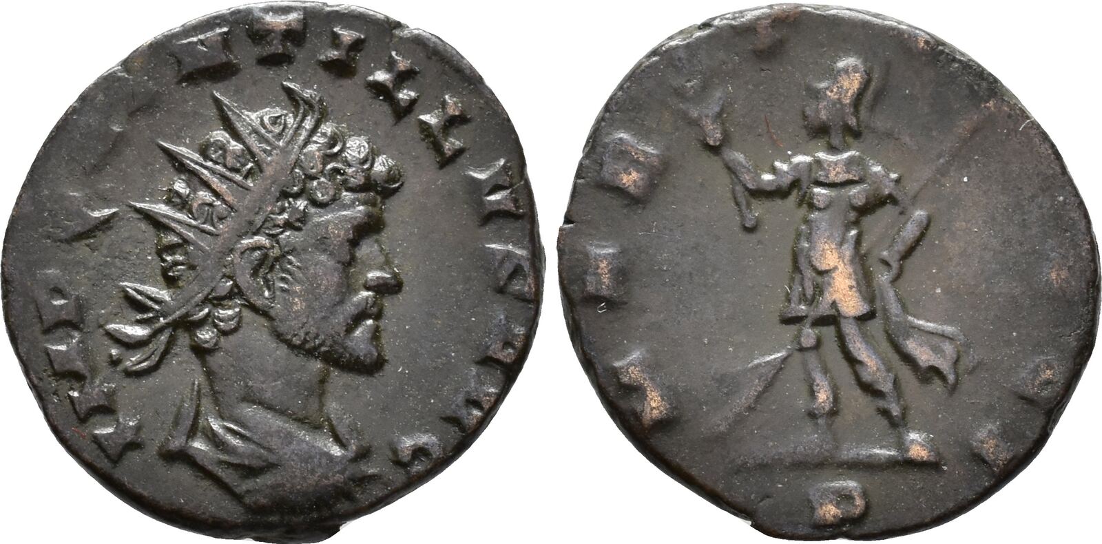 ROMAN EMPIRE Antoninianus Quintillus, 270, Mediolanum mint VF | MA-Shops