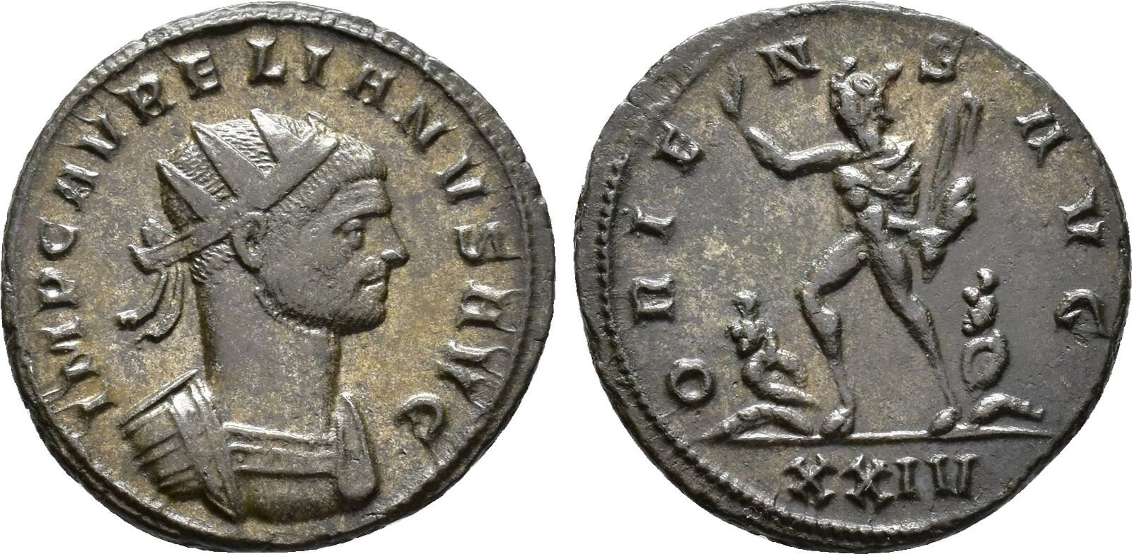 ROMAN EMPIRE Antoninianus Aurelianus, 270-275, Siscia mint good VF