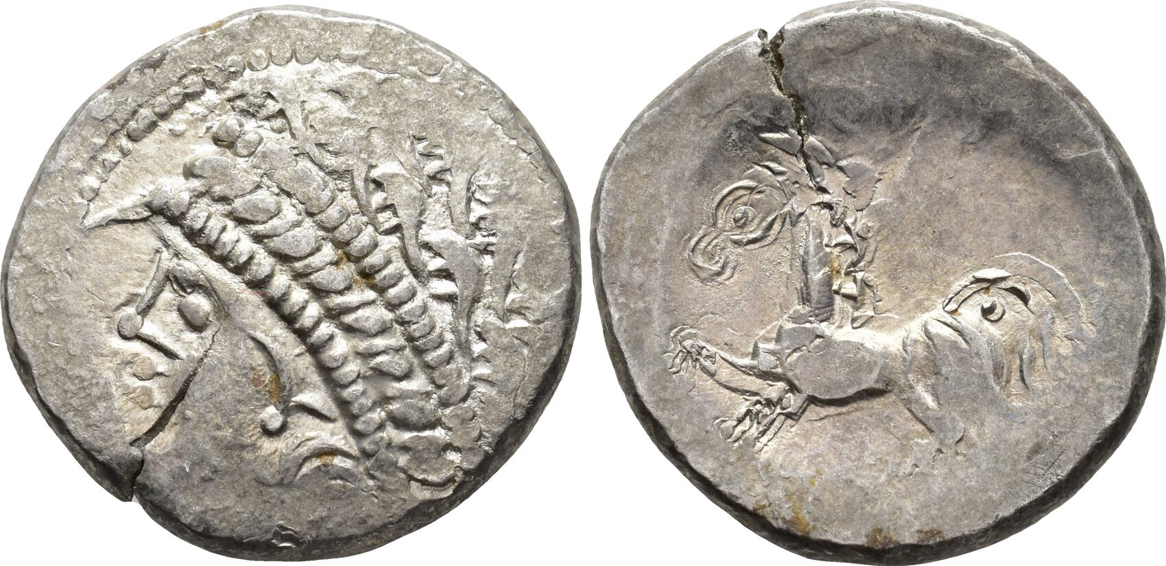 CELTIC WORLD Tetradrachm CENTRAL EUROPE. East Noricum. Circa 2nd-1st ...