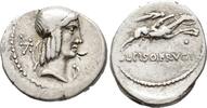 ROMAN REPUBLIC Denarius L. Calpurnius Piso Frugi, 90 BC. Rome mint. VF 139.72 US$  +  46.57 US$ shipping