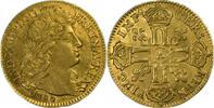 Louis d'or aux quatre L Louis XIV - Louis d'or à la tête virile - 1680 A Paris -