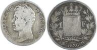 Un Franc Charles X - Un Franc - 1826 Toulouse - Rare -