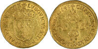 France Écu d'or au soleil Louis XIII - Écu d'or au soleil - 1641 X - Amiens - 25.060 exemplaires -