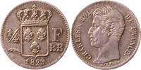 1/4 de Franc Charles X - 1/4 Franc - 1829 BB Strasbourg - 13.774 exemplaires -