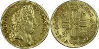 Louis d'or au soleil Louis XIV - Louis d'or au soleil - 1709 A Paris -
