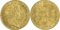 Louis d'or aux insignes Louis XIV - Louis d'or aux insignes - 1702 W Lille - Flan neuf -