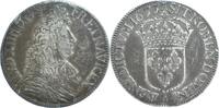Écu à la cravate Louis XIV - Écu à la cravate - 1673 A - Paris -