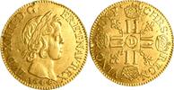 Louis d'or à la mèche courte Louis XIV - Louis d'or à la mèche courte - 1644 D Lyon - Rare -