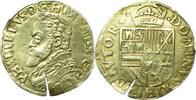1/2 Real d'or Pays-Bas - Hollande - Philippe II - 1/2 Réal d'or - Dordrecht -