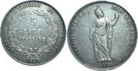 Italie 5 Lire Italie - Lombardie - 5 Lire 1848 - Milan -