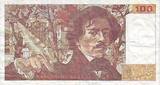 France  100 Francs Delacroix - 1984 Serial E.88 VF