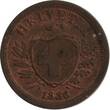 Switzerland  2 Rappen Arms - 1886 AU