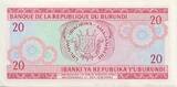 Burundi  20 Francs 1977 - Warrior - Epreuve, Proof datée 6-12-1976 - Serial A 000000 UNC