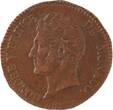 Monaco  5 Centimes Honoré V - 1837 MC VF