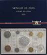 France  Monnaie de Paris Uncirculated set 1974 FDC.1974 1c double edge AU