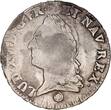 France  1 Ecu Louis XV Old head - 1772 Q Perpignan FF
