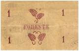 France  1 Franc Foreste City - 15/04/1915 VF