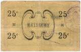 France 25 centimes 20/06/1915 25 cent. Maissemy City - N3067 - 1915 VF