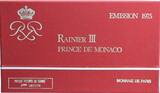 Monaco  Set of 7 coins Rainier III - 1975 AU