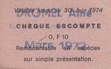 France  Sans valeur Marseille Bon de fidélité. 1/2 Pt. DROMEL AINE VF