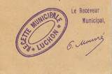 France  10 centimes Luchon City AU