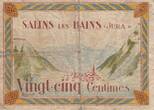 France  25 Centimes Salins-Les-Bains City FF