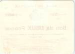 France 10/08/1914 2 Francs Lunéville City AU