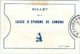 France  1 Franc Cambrai Caisse d