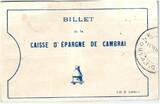 France  1 Franc Cambrai Caisse d