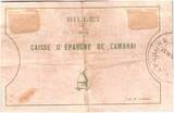 France  2 Francs Cambrai Caisse d