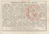 France 22/05/1916 10 Francs Douai City - 1916 VF