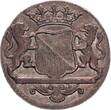 Netherlands  1 Duit Arms - 1768 XF