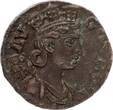 Rome - Provinces  1 As, Alexandria (Troade) - Tyche, Eagle head at right (250-268) VF+