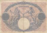 France 1901 50 Francs Blue and Pink - 14-09-1901 Serial E.2106 FF