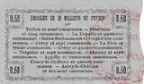 France 50 centimes 50 cent. Fourmies - 08/05/1916 XF
