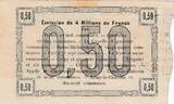 France 50 centimes 24/10/1915 50 cent. Fourmies - First serial - 08/05/1916 XF