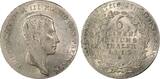 Prussia  1/6 Thaler Friedrich III - Arms - 1813 A - PCGS AU 58 XF