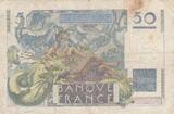 France 1951 50 Francs - Le Verrier 07-06-1951 - Serial N.179 FF